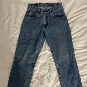 VINTAGE BUGLE BOY MEDIUM WASH
DENIM JEANS